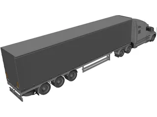 Peterbilt 379 3D Model preview