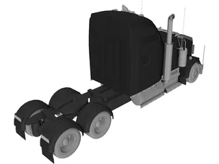Peterbilt 379 3D Model preview