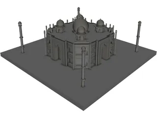 Taj Mahal 3D Model preview