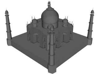 Taj Mahal 3D Model preview