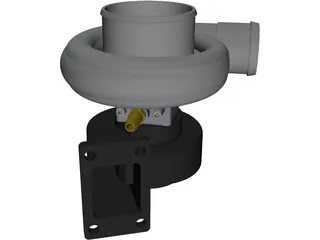T70 Turbo 3D Model preview