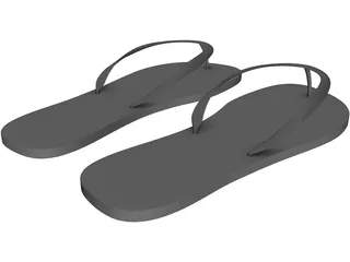 Sandals 3D Model preview