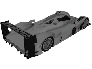Bentley EXP Speed 8 (2002) 3D Model preview