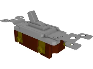 Light Switch 3D Model preview