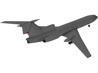 Tupolev Tu-154 3D Model preview