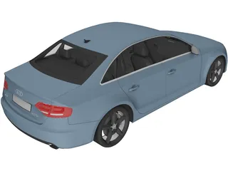 Audi A4 3D Model preview