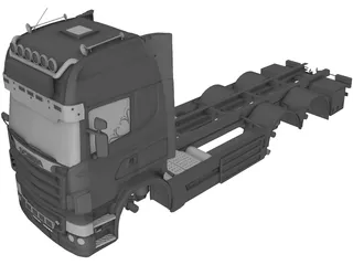 Scania R560 3D Model preview