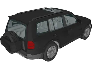 Mitsubishi Pajero 3D Model preview