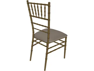 Chiavari Tiffany Chair 3D Model preview