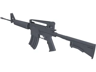 Colt M4A1 Carbine 3D Model preview
