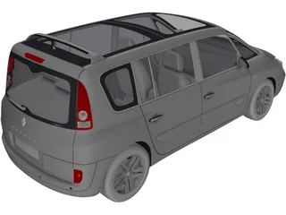 Renault Espace (2005) 3D Model preview