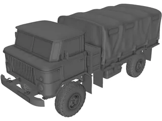 Gaz 66 3D Model preview