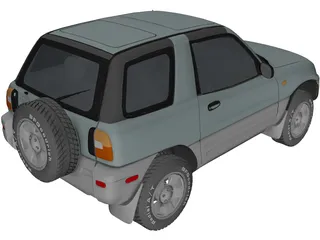 Toyota RAV4 (1995) 3D Model preview