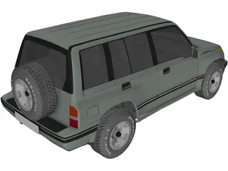 Suzuki Vitara 5-doors (1990) 3D Model preview