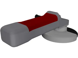 Angle Grinder 3D Model preview