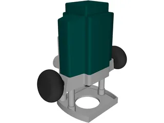 Router 3D Model preview