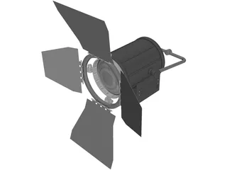 Stage Studio Light 3D Model preview