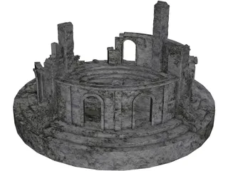 Ruins 3D Model preview