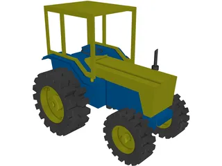 Tractor 3D Model preview