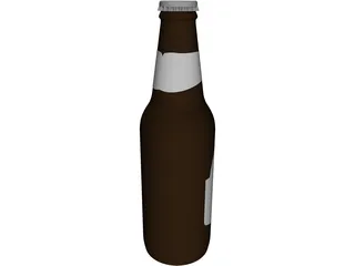 Beer Bottle 3D Model preview