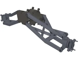 Polaris Outlaw 500 Rear Suspension 3D Model preview