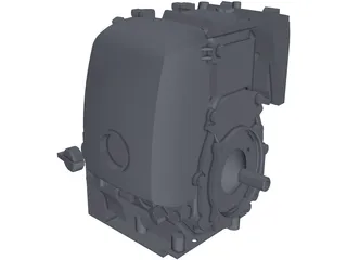 Honda GXH-50 Engine 3D Model preview