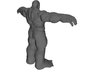 Hulk 3D Model preview
