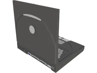Dell Inspiron 8200 Laptop 3D Model preview