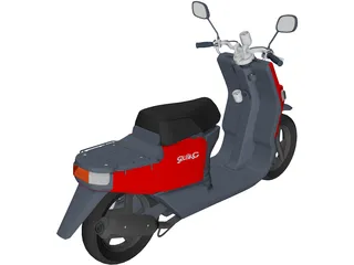 Scooter 3D Model preview