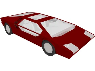 Maserati Boomerang 3D Model preview
