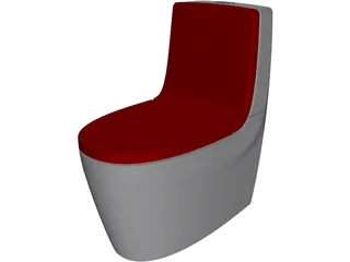 Roca Chroma Toilet 3D Model preview