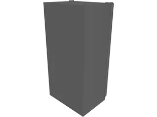 GE Refrigerator 3D Model preview