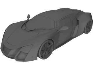 Marussia B2 3D Model preview