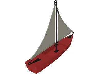 Boat 3D Model preview