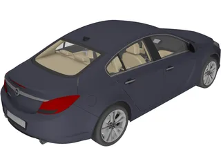 Opel Insignia 3D Model preview