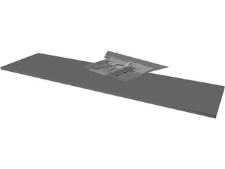 Urban Sportscentre Hamburg Germany 3D Model preview