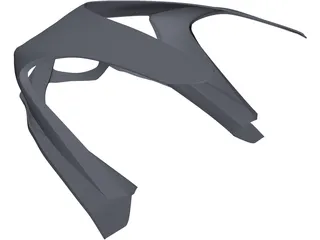 Ducati Panigale Front Fairing 3D Model preview