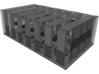 Restaurant 3D Model preview