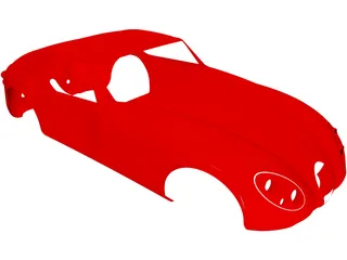 Wiesmann MF4 Body 3D Model preview