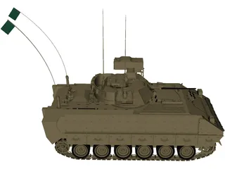 Tank Pakistan Talha 3D Model preview