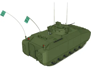 Tank Pakistan Talha 3D Model preview