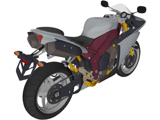 Yamaha R1 3D Model preview