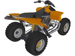 KTM Quad 3D Model preview