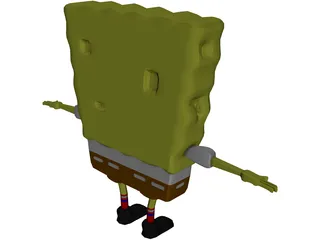 Sponge Bob Squarepants 3D Model preview