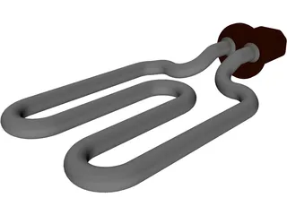 Heating Element 3D Model preview
