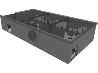 Fitness Equipment 3D Model preview