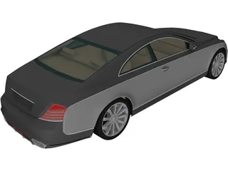 Xenatec Maybach 57S Coupe 3D Model preview