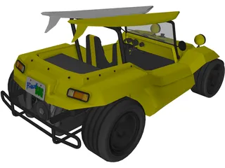 Buggy Brazil 3D Model preview