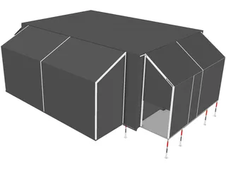 Trailer Stage 3D Model preview