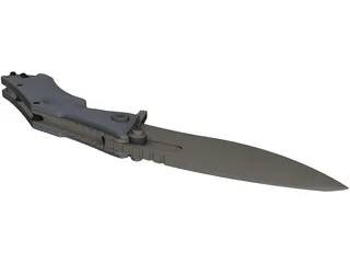 Warrior Knife 3D Model preview